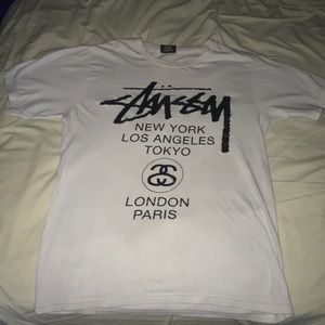 Stüssy t-shirt world tour collection Tee